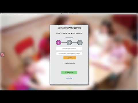 Registro portal web proyectos santillana