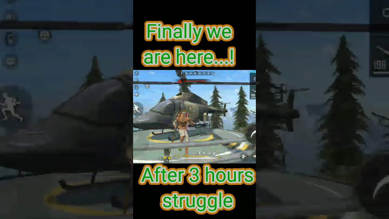 Finally We reach to helicopter in new map..........