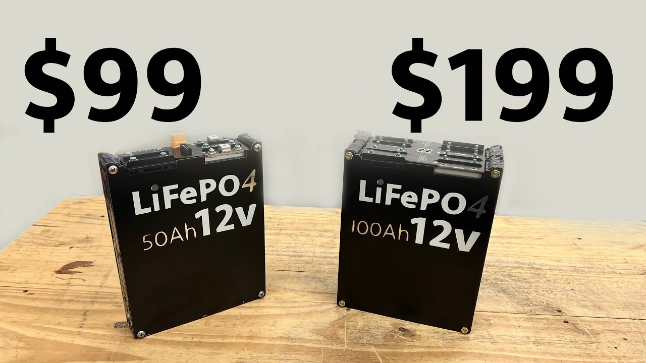 $99usd 12v 50Ah LiFePO4 - 6000 cycles 