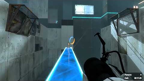 Portal 2 - Bridge Intro - Slow Motion Route