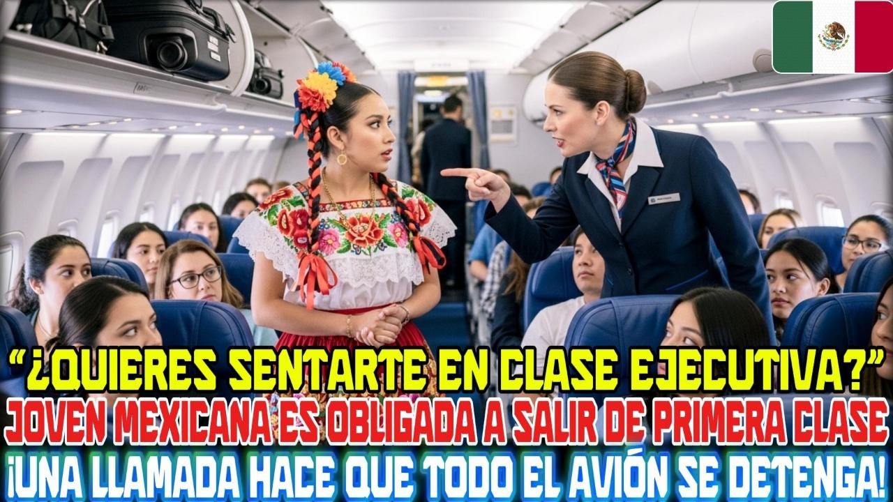 Mexicana expulsada de primera clase y una llamada detiene el avión