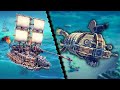 BESIEGE Gets WATER LEVELS, So I Built a Pirate Ship and an Animatronic Fish!