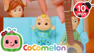 peek boo mommy daddy are hiding cocomelon toy play learning