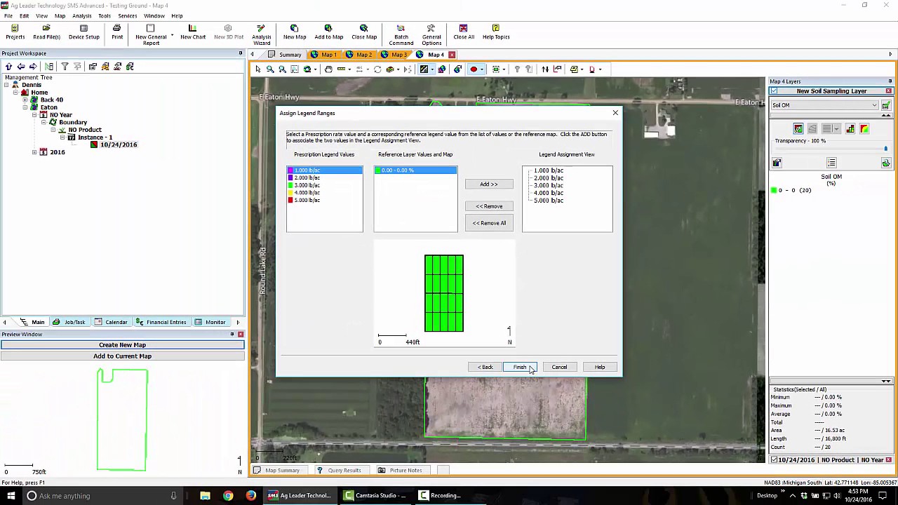 Creating Plots and Prescriptions using SMS Advanced