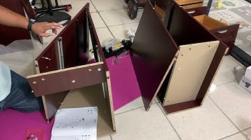 Office Depot: Realspace Magellan Desk Assembly (shows step-by-step). (Part-2)