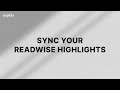 Sync Your Readwise Highlights with Napkin