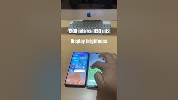 Display brightness 1200 nits or 450 nits display compare #shorts #trending #youtubeshorts