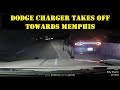 DODGE CHARGER flees from traffic stop towards Memphis - High Speed Pursuit (Arkansas State Police)