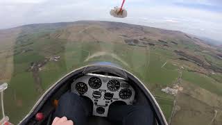 First Glider Training Flight at Bowland Forest Gliding Club
