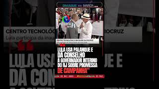 🚨LULA COBRA GOVERNADOR INTERINO EM PÚBLICO E EXIGE FOCO TOTAL EM PRENDER POLÍTICOS E MILICIANOS! ⚖️