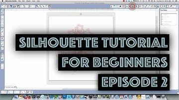 Silhouette Cameo tutorials for beginners episode 2  #silhouettetutorials #learnsilhouette