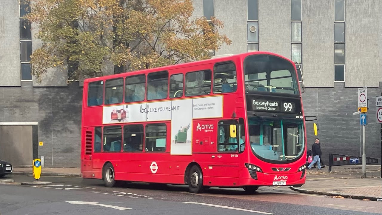 Kickdown!! | Arriva London | DW435 LJ11ABN | Route 99