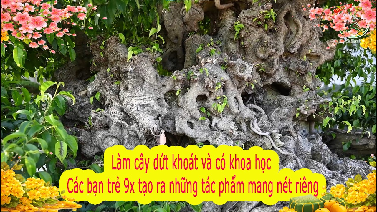 Làm cây dứt khoát và có khoa học Các bạn trẻ 9x tạo ra những tác phẩm mang nét riêng