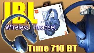 Unboxing JBL wireless headset Tune-710 BT