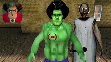 Scary Teacher 3D New Teacher Hulk New Update Part 33 Gameplay Walkthrough (IOS ANDROID)