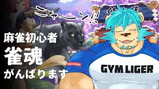【雀魂雑談】麻雀始めたばかりなので戦いまくって強くなる！【Vtuber藤堂雷悟】