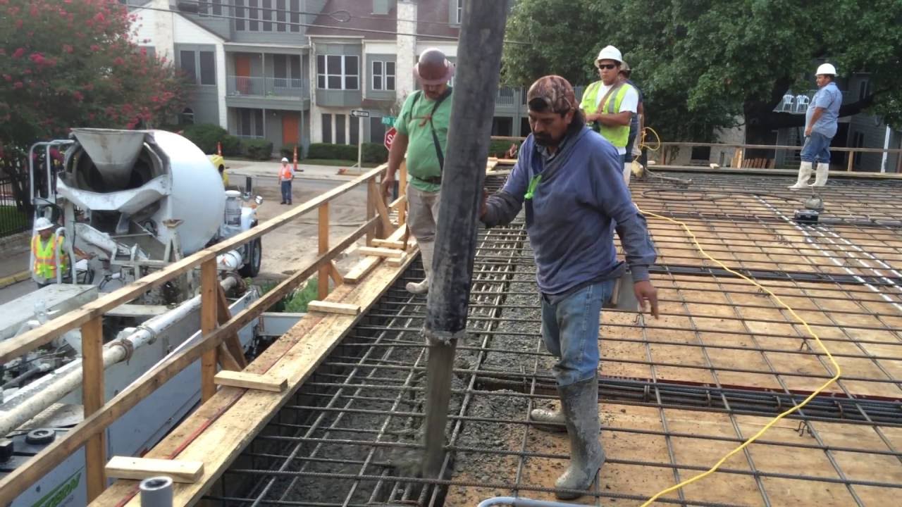 AEP - 2016 - Meeting Room Addition - Raised Slab Concrete Pour - YouTube