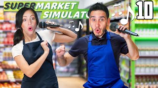 PONEMOS A BAILAR AL SUPERMERCADO CON NUESTRA NUEVA CANCIÓN ! SUPERMARKET SIMULATOR #910 screenshot 5