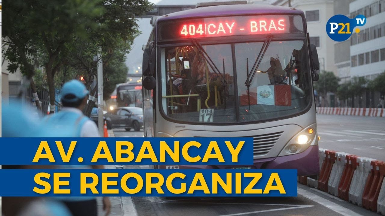 ¿ORDEN EN LA AV. ABANCAY?: Taxis tendrán que parar en vías alternas en av. Abancay por orden de ATU