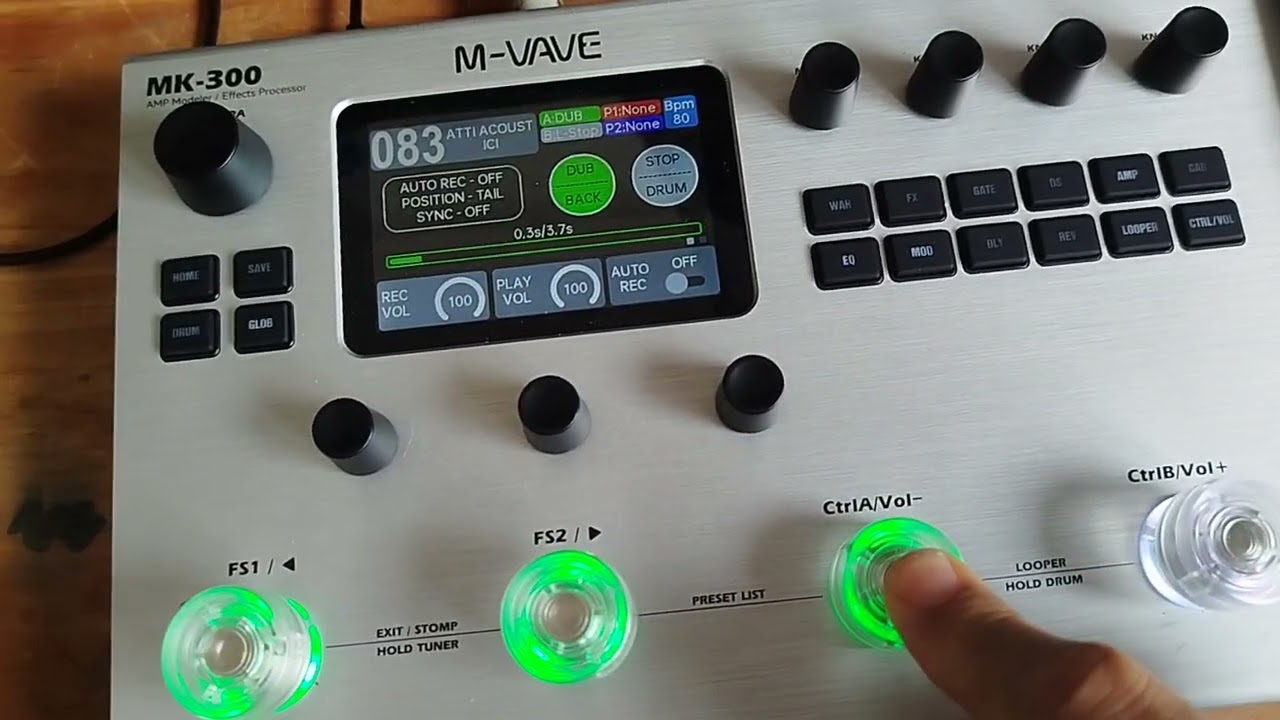 Лупер M-Vave MK-300 почти идеален! (Гораздо лучше, чем в более дорогих мультиэффектах)