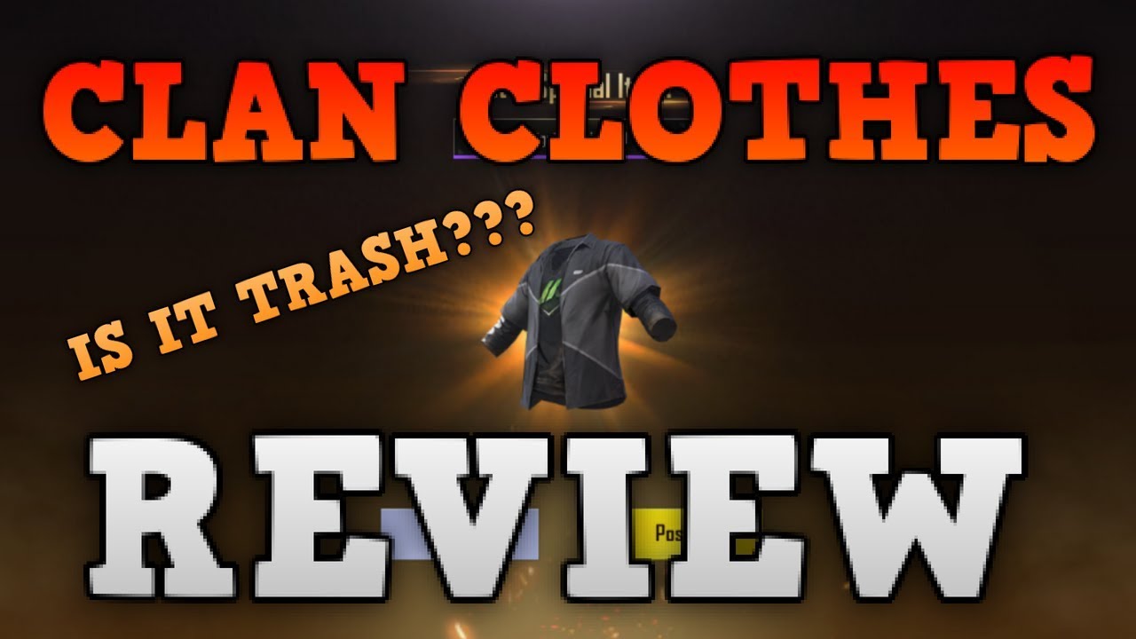 CLAN CLOTHES REVIEW! Is it trash?!? - PUBG Mobile