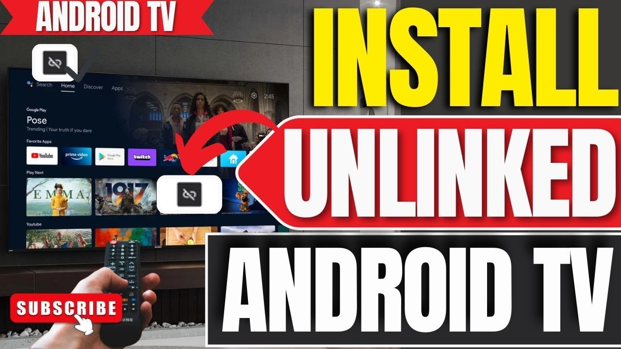 Как скачать и установить приложение Unlinked на любой Android TV, ТВ-приставку и Google TV.