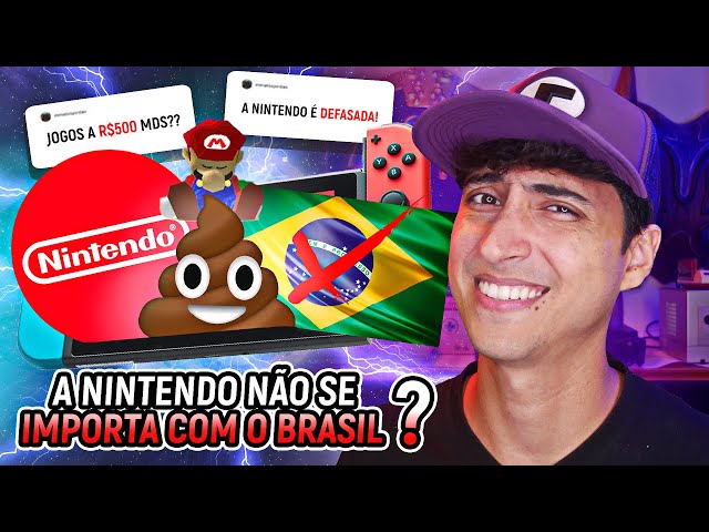 Nintendo responde o porquê brasileiros não podem mais comprar na