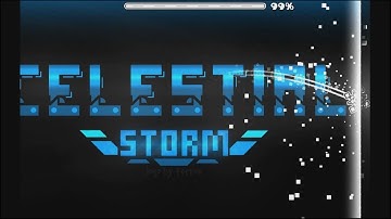CELESTIAL STORM all coins (by RYANAB) - GEOMETRY DASH