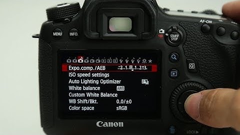 How To Use Exposure Compensation and Auto Exposure Bracketing