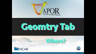 Vapor's Geometry Tab