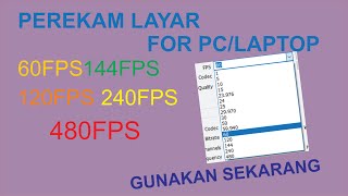 Aplikasi Perekam Layar Untuk Laptop/Pc Bisa 480fps screenshot 4