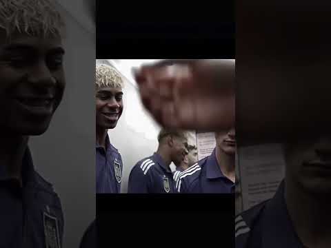 حالة لامين يامال وجافي يمثلونا قبل وبعد العيدية،😘😂 برشلونه lamine yamal and gavi mood