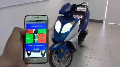 Encendido de motocicleta con arduino y app inventor