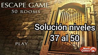 Escape Game 50 rooms 3. Solución de los niveles 37 al 50. screenshot 1