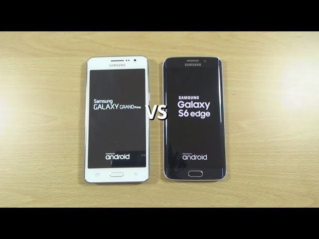Samsung Galaxy Grand Prime und Samsung Galaxy S6 Edge - Was ist am schnellsten?