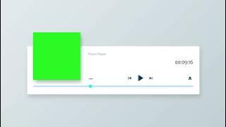 line audio aspect rum || mp3 video effects  || cd player green screen || music player template
