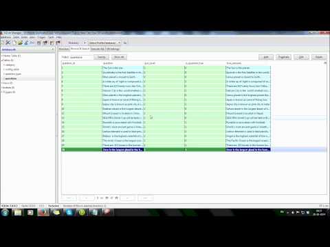 How to add/update/delete SQLite Database on SQLite Manager