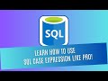 How to apply sql case expression in 2 ways