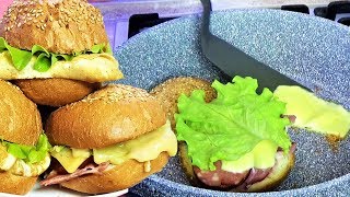 3 рецепта Вкусных Бургеров Своими руками Быстро и Просто/3 recipes Delicious Burgers