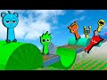 INCREDIBOX SPRUNKI Cars vs Two Sides Speed Bumps 2
