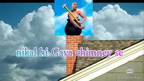 easy step to escape devil/ chimney 😁😮😮# getting over it #games hub#
