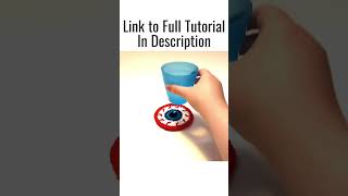 How To Crochet An Eyeball Coaster beginnercrocheter crochetpattern fallcrochet crocheting