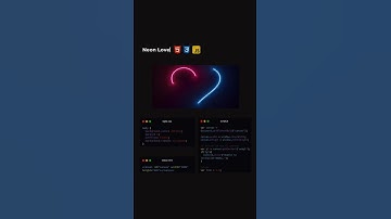 Neon love | HTML - CSS - JavaScript