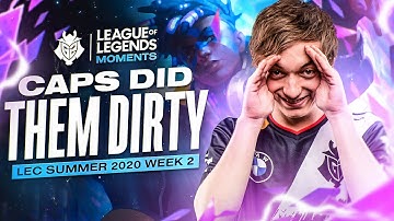 Caps Did Them Dirty | LEC Summer 2020 Week 2 Moments