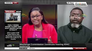 Madlanga Commission | MP Fadiel Adams should have shown more respect: Azaniah Mnisi