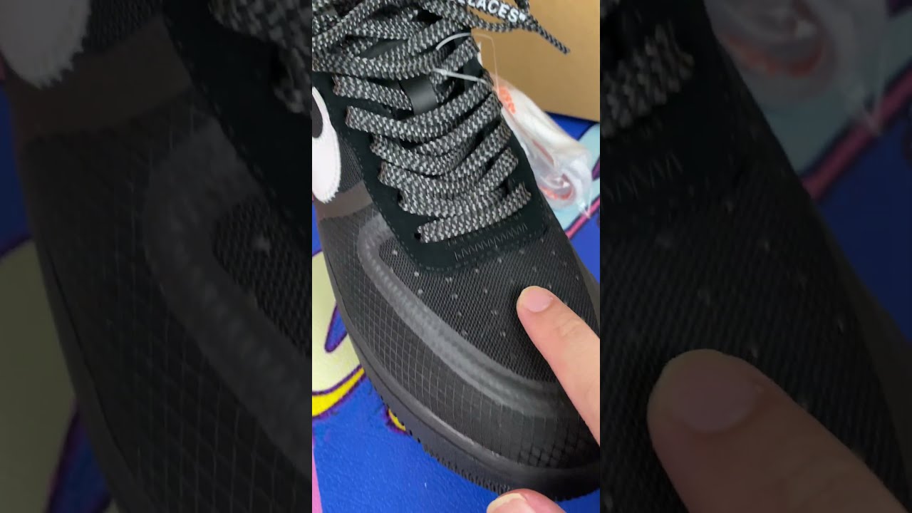 Uboxing Nike Air Force 1 Low Off White Black