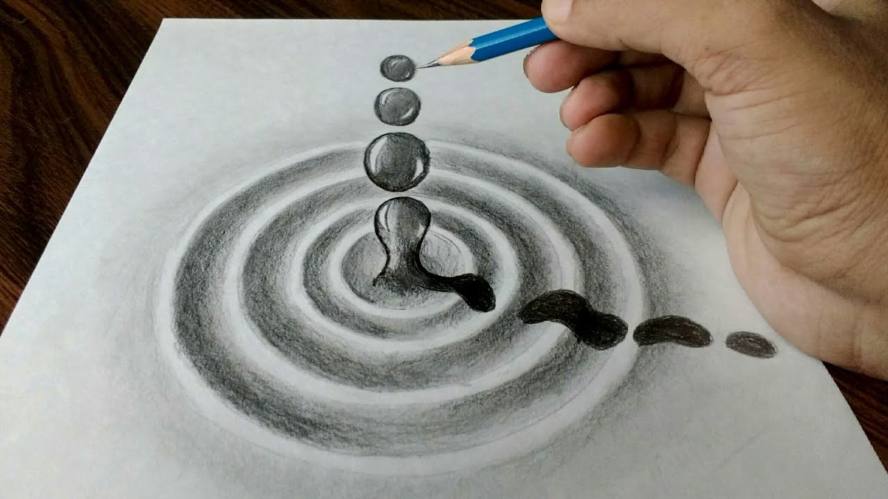 water drop drawing pencil - Maryjane Lyon