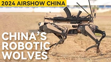 China Unveils Military Robotic Wolves at the Zhuhai Airshow