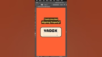 How to Fix Your Texts Not Aligning Properly 💫 #illustratortips #illustratortutorial #illustrator