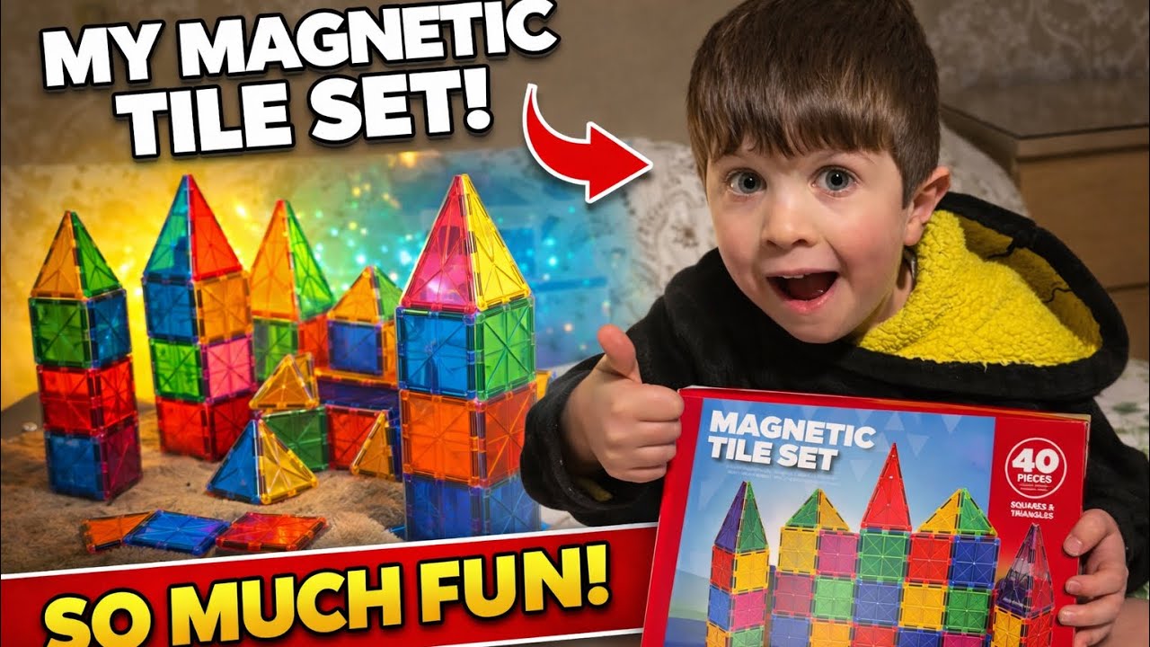 Magnetic Tiles Are AWESOME!!! 🌈🧲